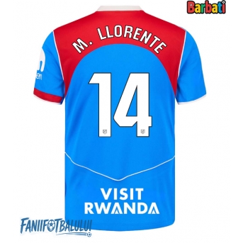Atletico Madrid Marcos Llorente #14 Tricou Fotbal Replică 2025-26 Barbati Treilea